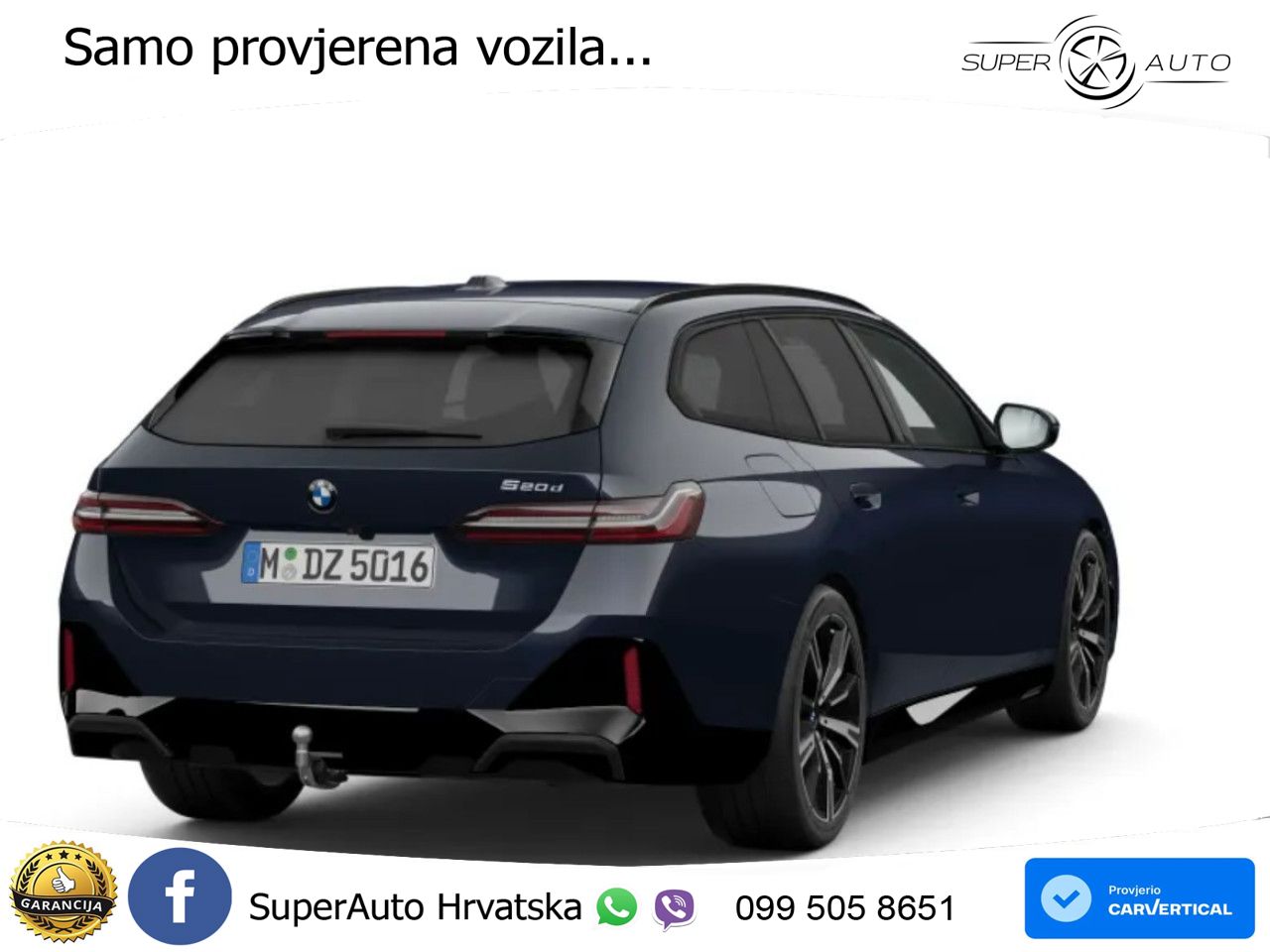 BMW 520d Touring (197 KS) Steptronic M Sport LED+GR SJED+ACC