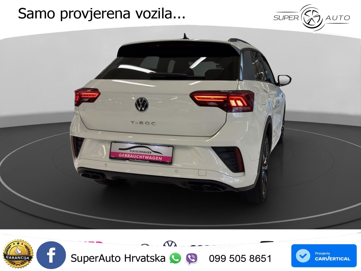 Volkswagen T-Roc 2.0 TDI (150 KS) DSG R-Line LED+GR SJED+ACC