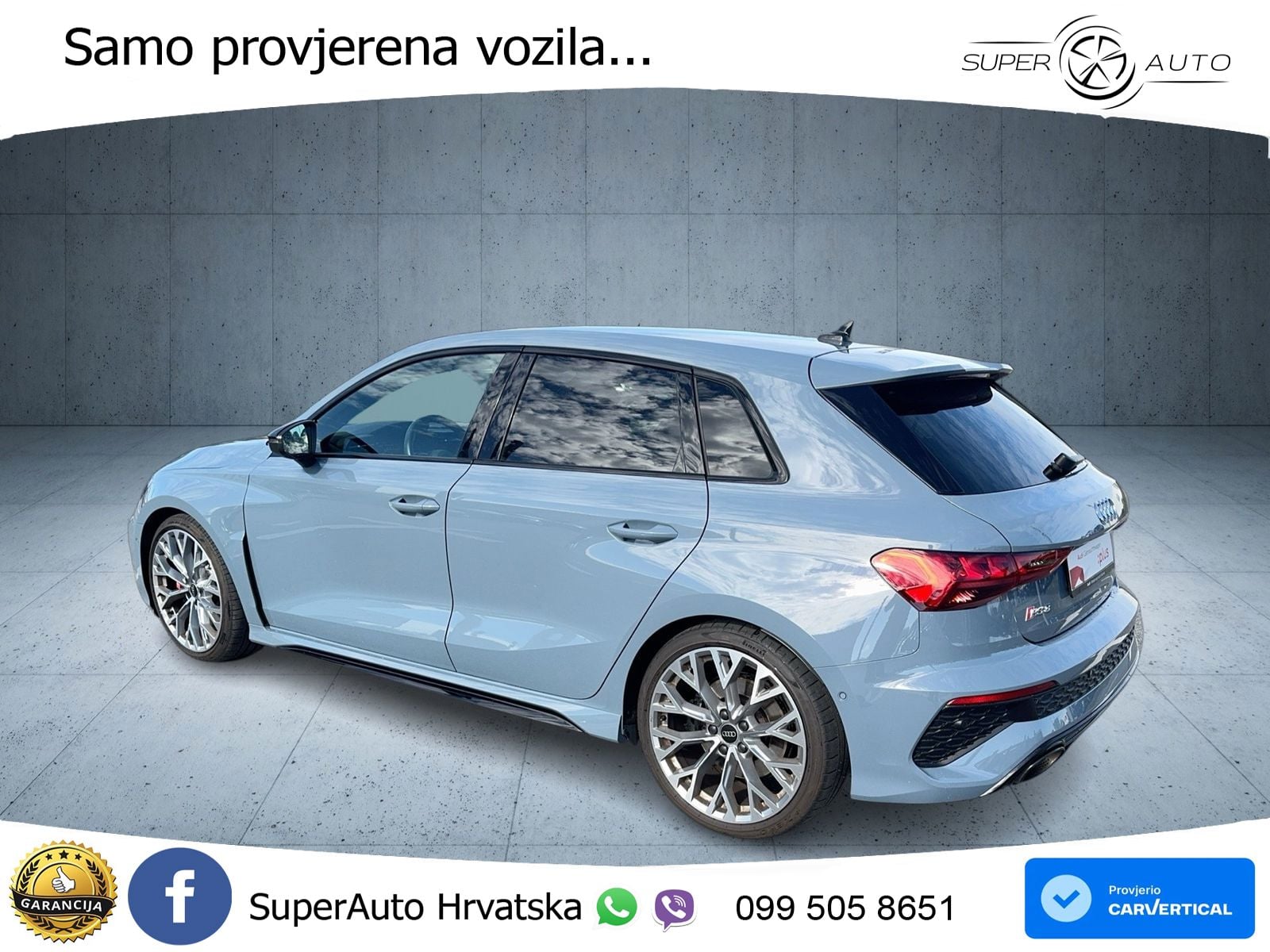 Audi RS3 Sedan 2.5 TFSI (400 KS) quattro S tronic MATRIX+GR SJED+KAM