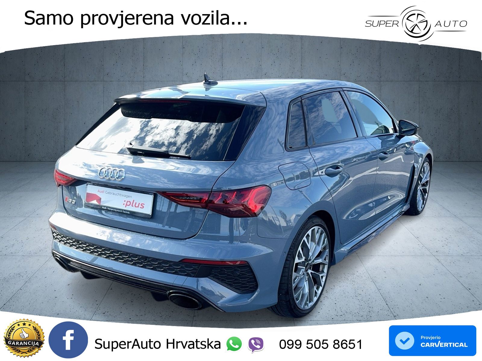 Audi RS3 Sedan 2.5 TFSI (400 KS) quattro S tronic MATRIX+GR SJED+KAM