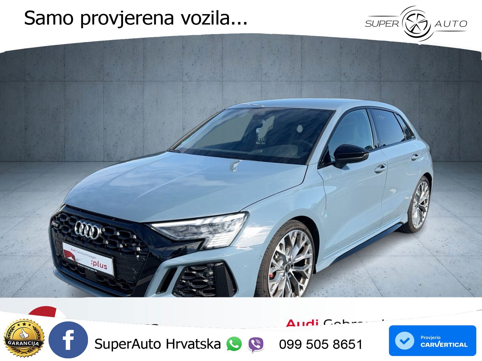 Audi RS3 Sedan 2.5 TFSI (400 KS) quattro S tronic MATRIX+GR SJED+KAM