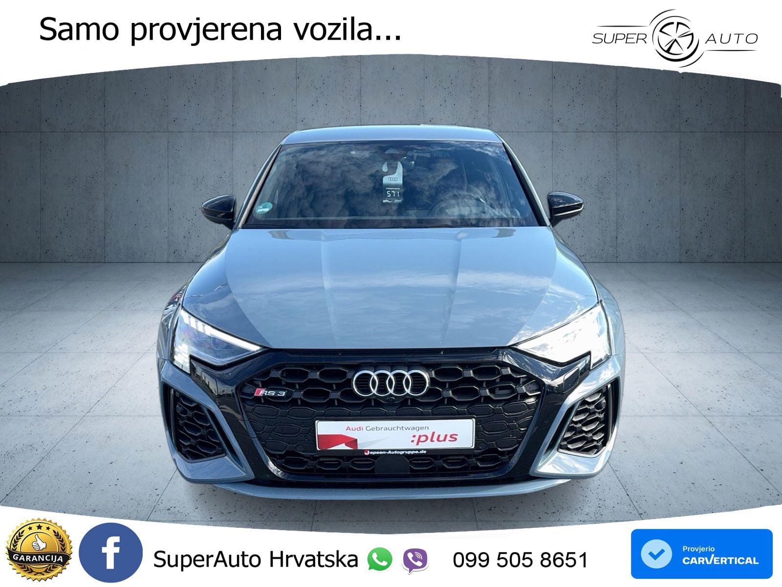 Audi RS3 Sedan 2.5 TFSI (400 KS) quattro S tronic MATRIX+GR SJED+KAM