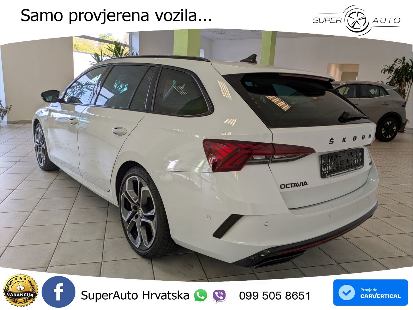 Škoda Octavia Combi RS 2.0 TDI (200 KS) 4x4 DSG LED+GR SJED+ACC