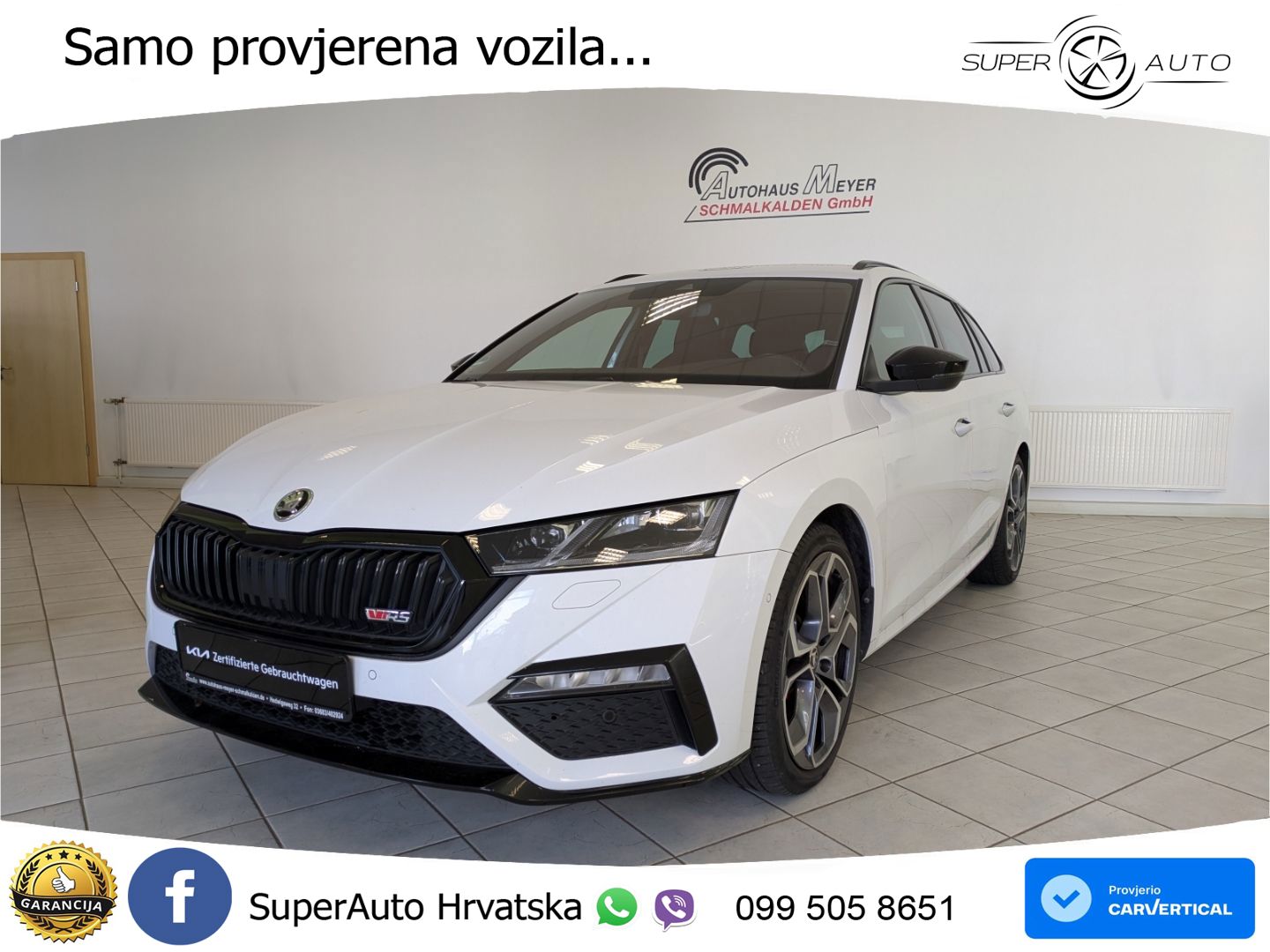 Škoda Octavia Combi RS 2.0 TDI (200 KS) 4x4 DSG LED+GR SJED+ACC
