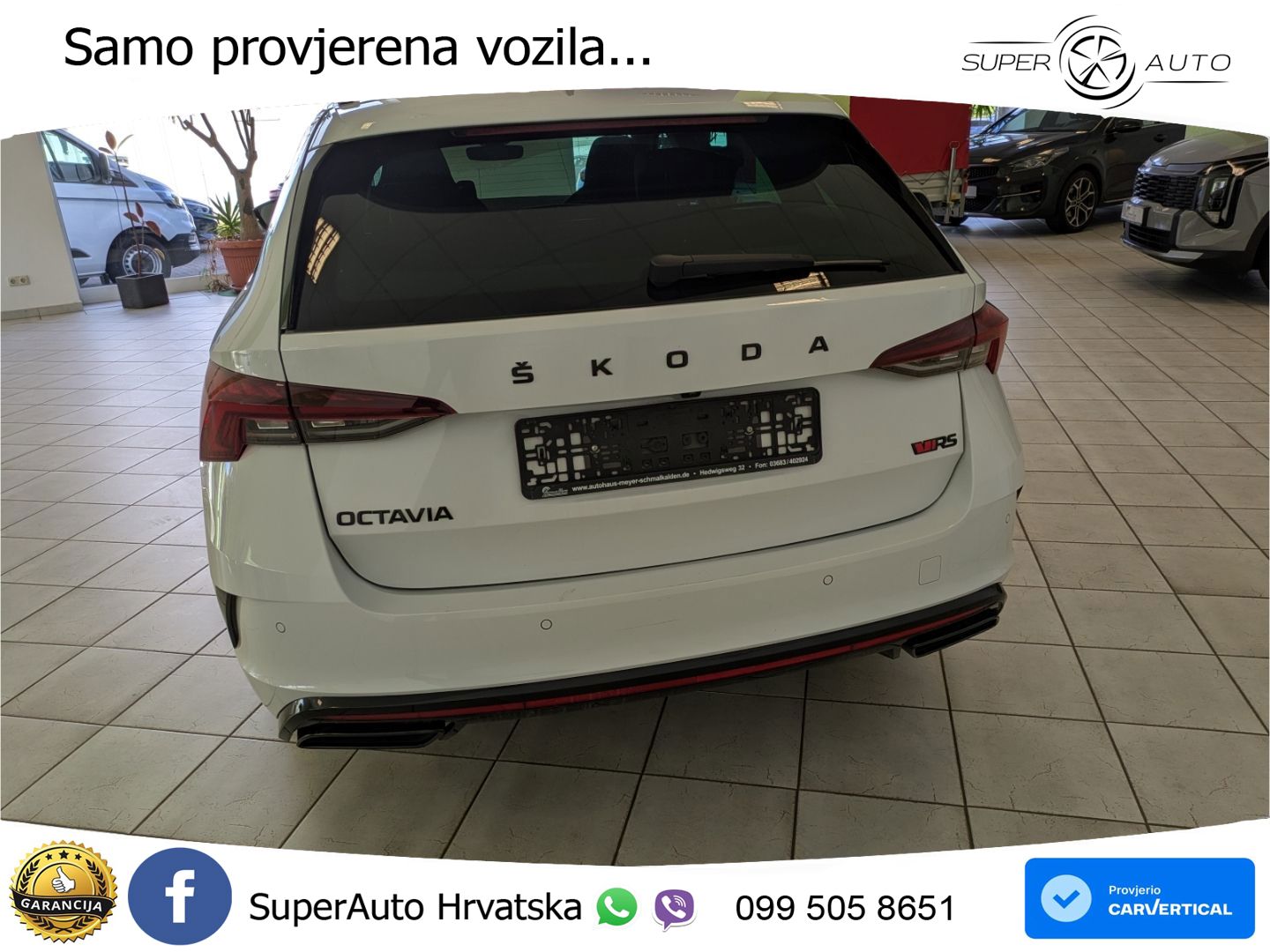 Škoda Octavia Combi RS 2.0 TDI (200 KS) 4x4 DSG LED+GR SJED+ACC