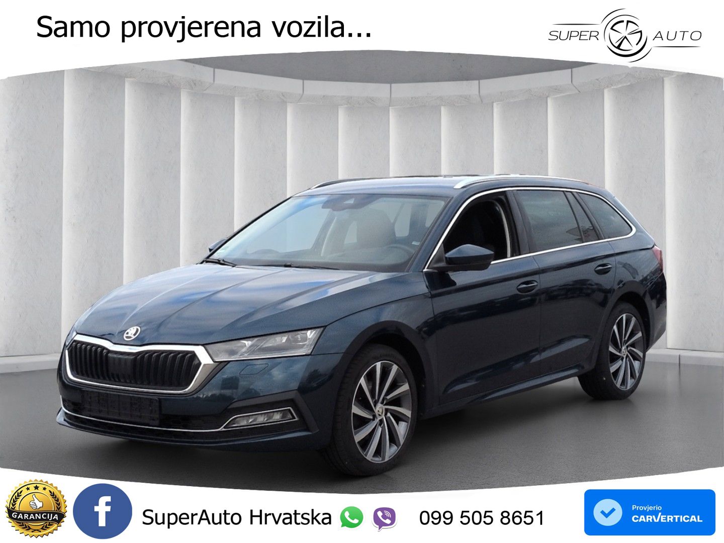 Škoda Octavia Combi 2.0 TDI (150 KS) DSG MATRIX+GR SJED+KAM