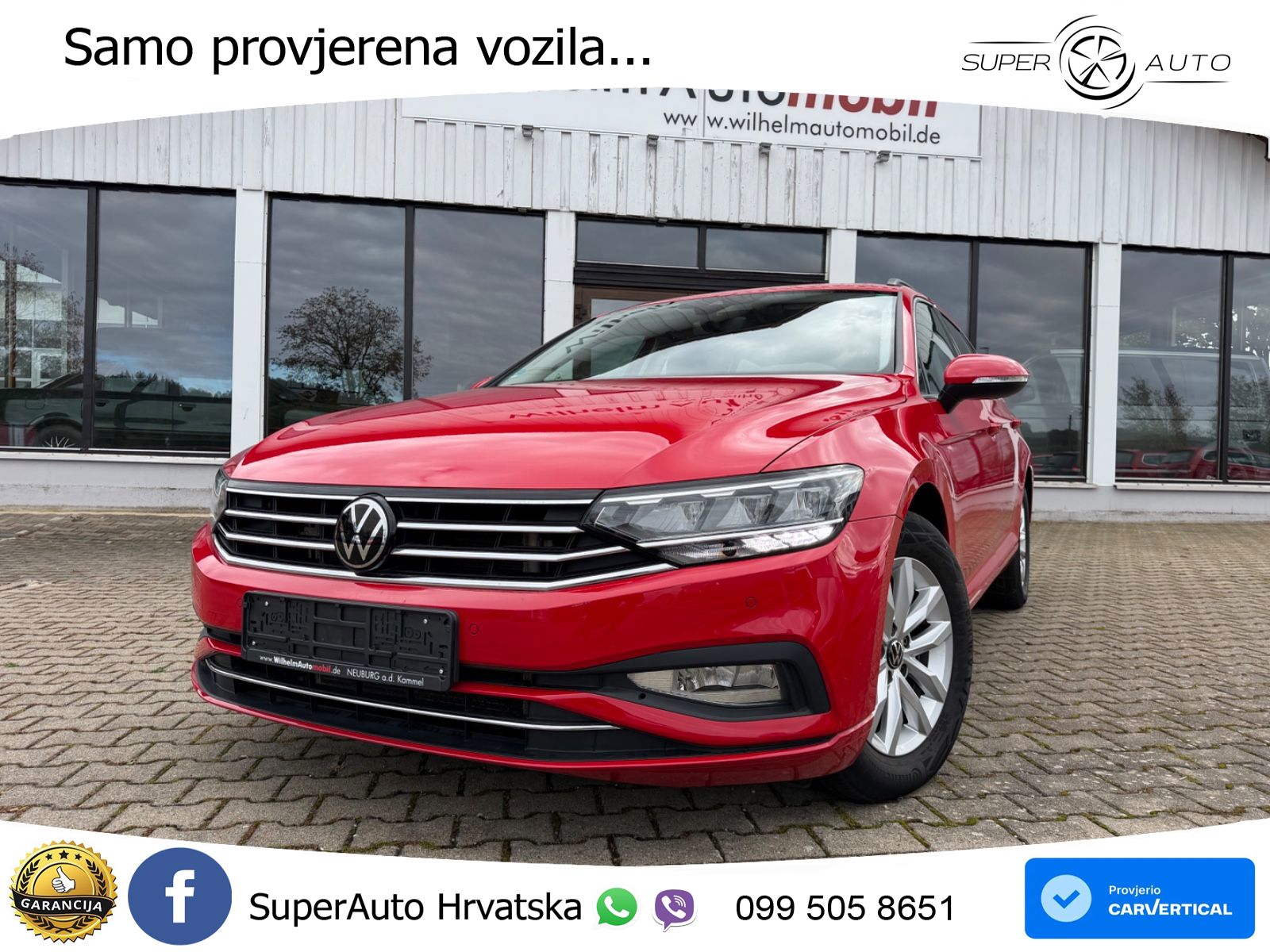 Volkswagen Passat Variant 2.0 TDI (122 KS) DSG Business LED+GR SJED+ACC