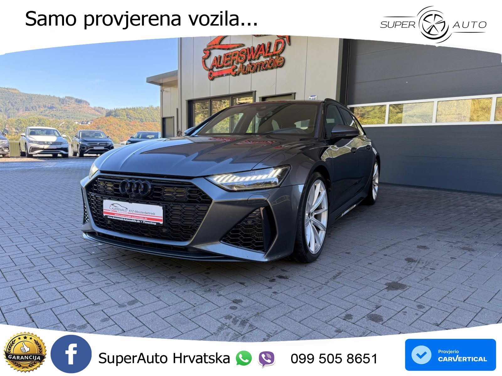 Audi RS6 Avant 4.0 TFSI V8 (600 KS) quattro Tiptronic