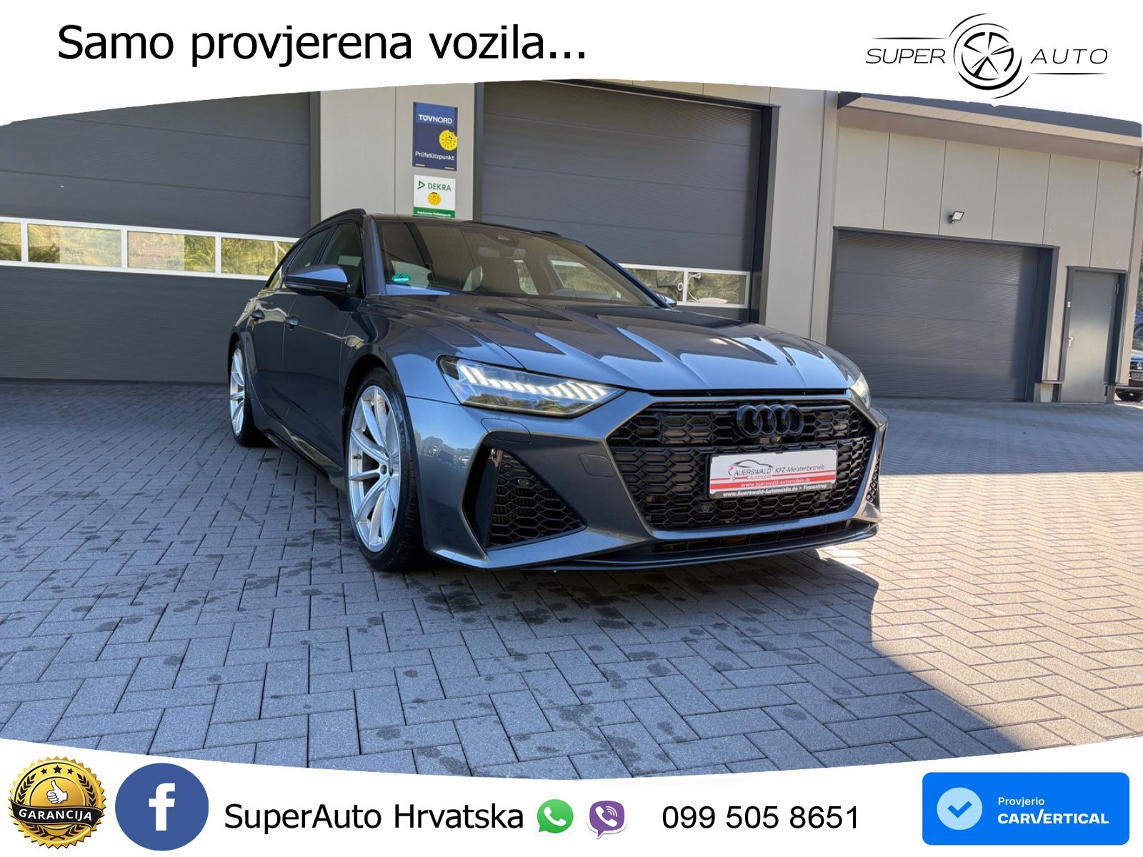 Audi RS6 Avant 4.0 TFSI V8 (600 KS) quattro Tiptronic