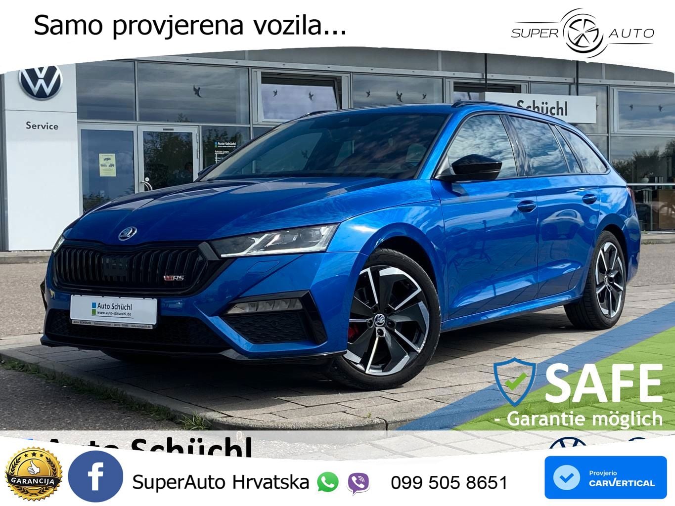 Škoda Octavia Combi RS 2.0 TDI (200 KS) 4x4 DSG MATRIX+GR SJED+KAM
