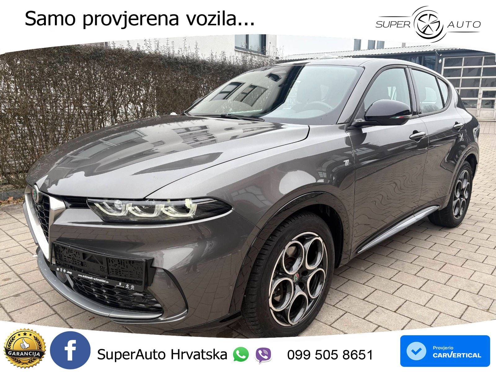 Alfa Romeo Tonale 1.6 VGT-D (130 KS) TCT LED+GR SJED+ACC