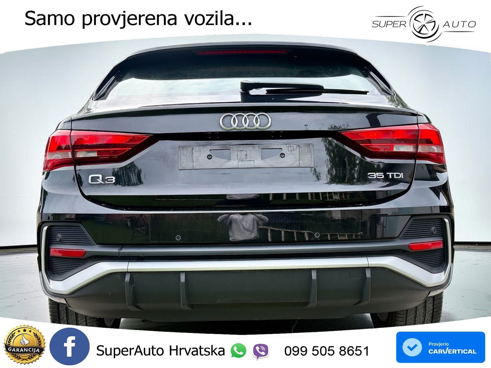 Audi Q3 Sportback 35 TDI (150 KS) S tronic S line LED+GR SJED+ACC