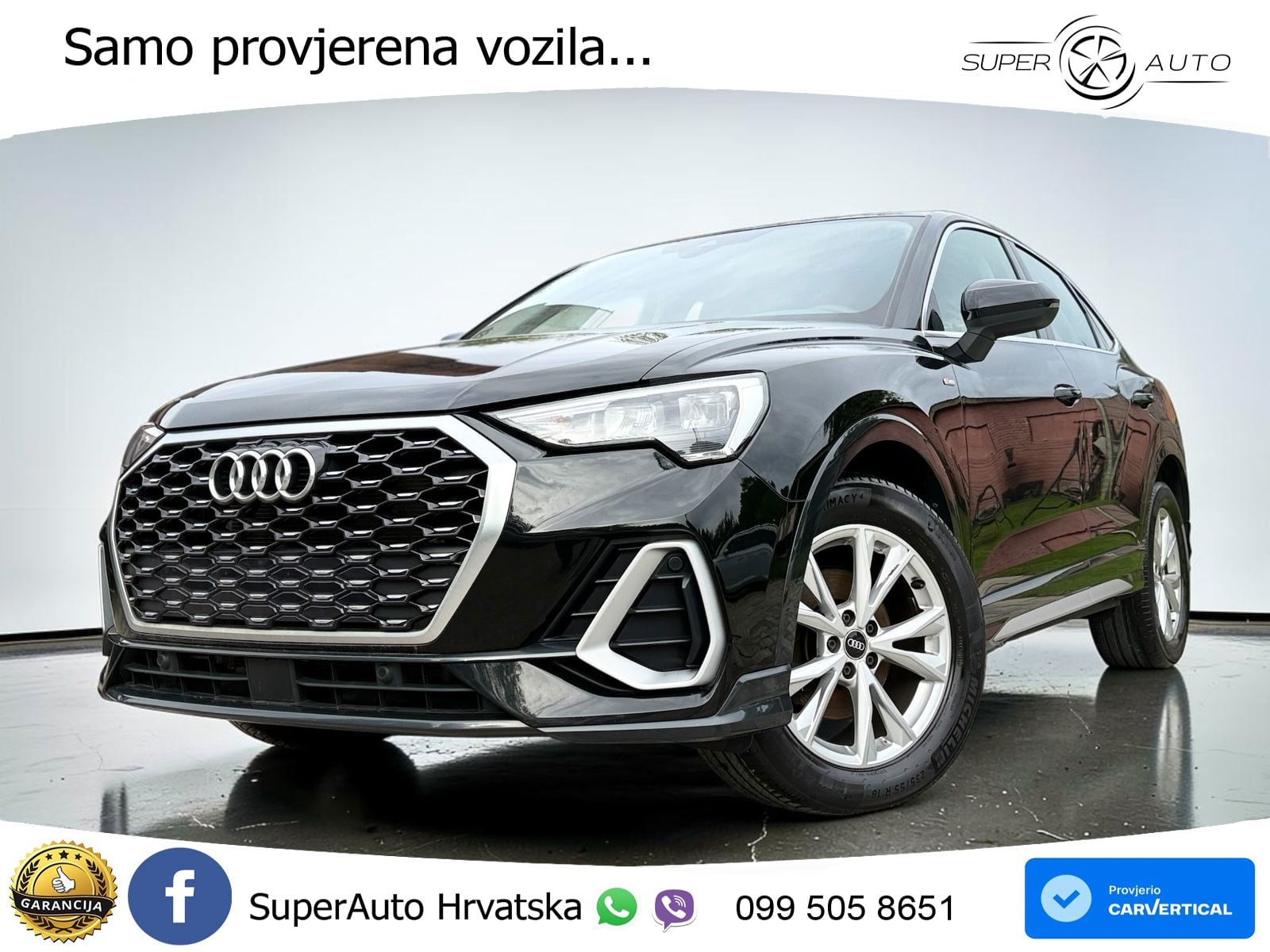 Audi Q3 Sportback 35 TDI (150 KS) S tronic S line LED+GR SJED+ACC