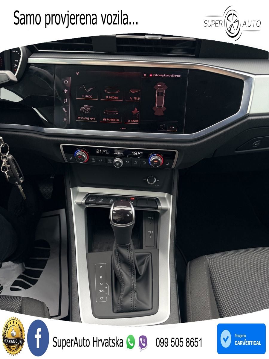 Audi Q3 Sportback 35 TDI (150 KS) S tronic S line LED+GR SJED+ACC