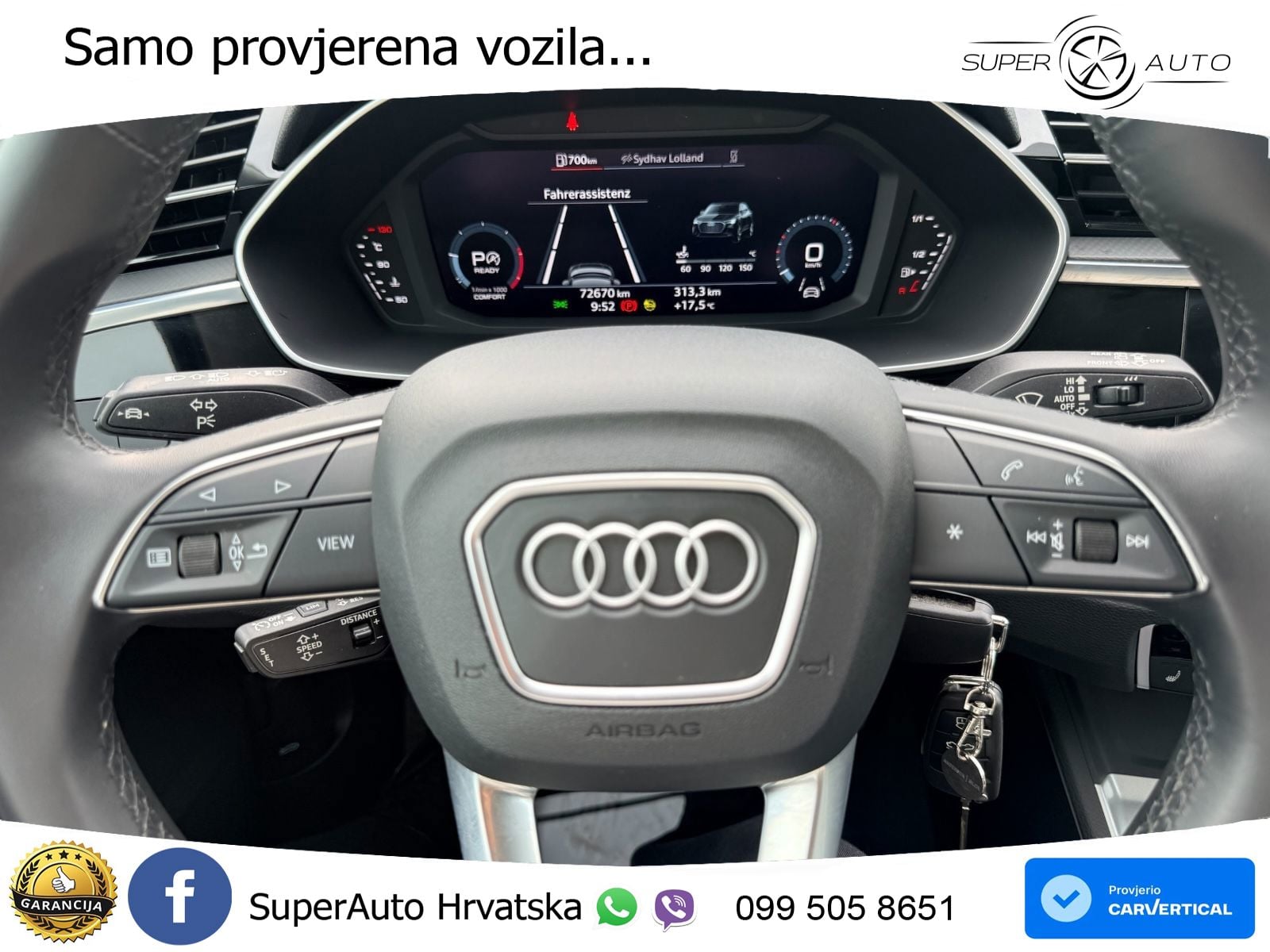Audi Q3 Sportback 35 TDI (150 KS) S tronic S line LED+GR SJED+ACC