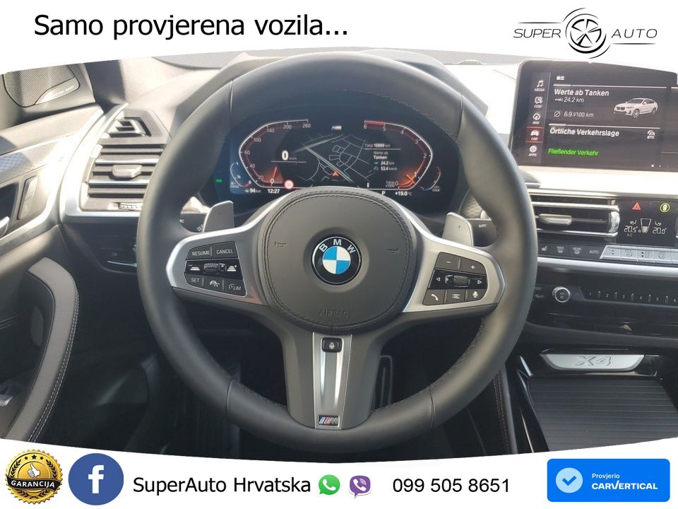 BMW X4 30d (286 KS) xDrive Steptronic M Sport LED+GR SJED+ACC