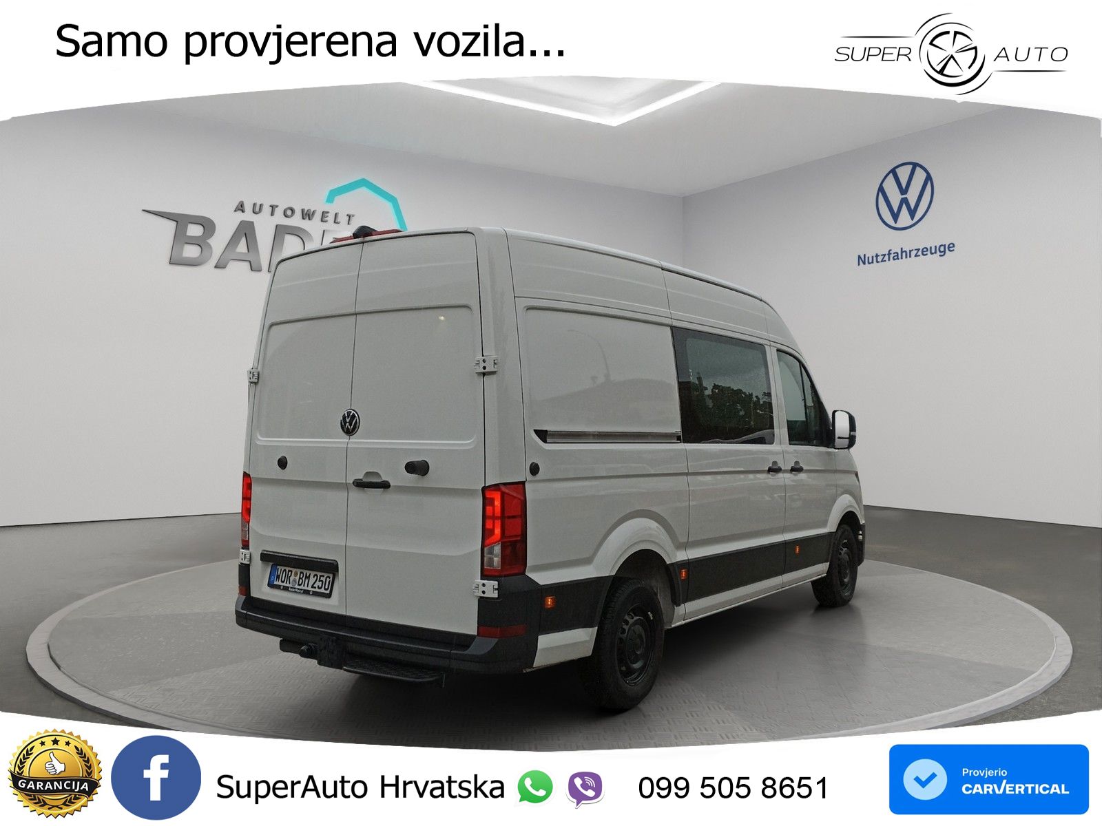 Volkswagen Crafter 35 Kasten 2,0 l 130 kW Frontantrieb 8-Ga 177 KS