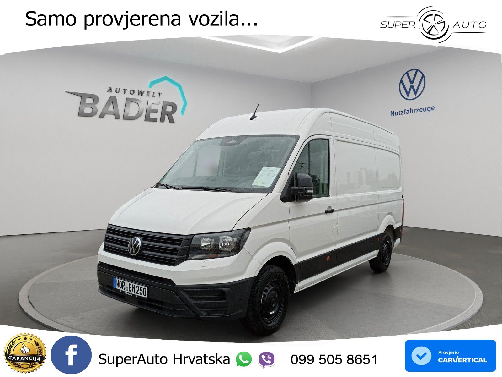 Volkswagen Crafter 35 Kasten 2,0 l 130 kW Frontantrieb 8-Ga 177 KS