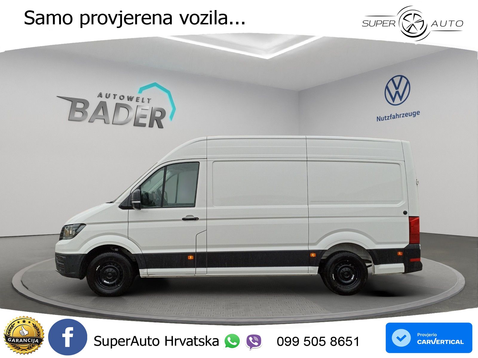 Volkswagen Crafter 35 Kasten 2,0 l 130 kW Frontantrieb 8-Ga 177 KS