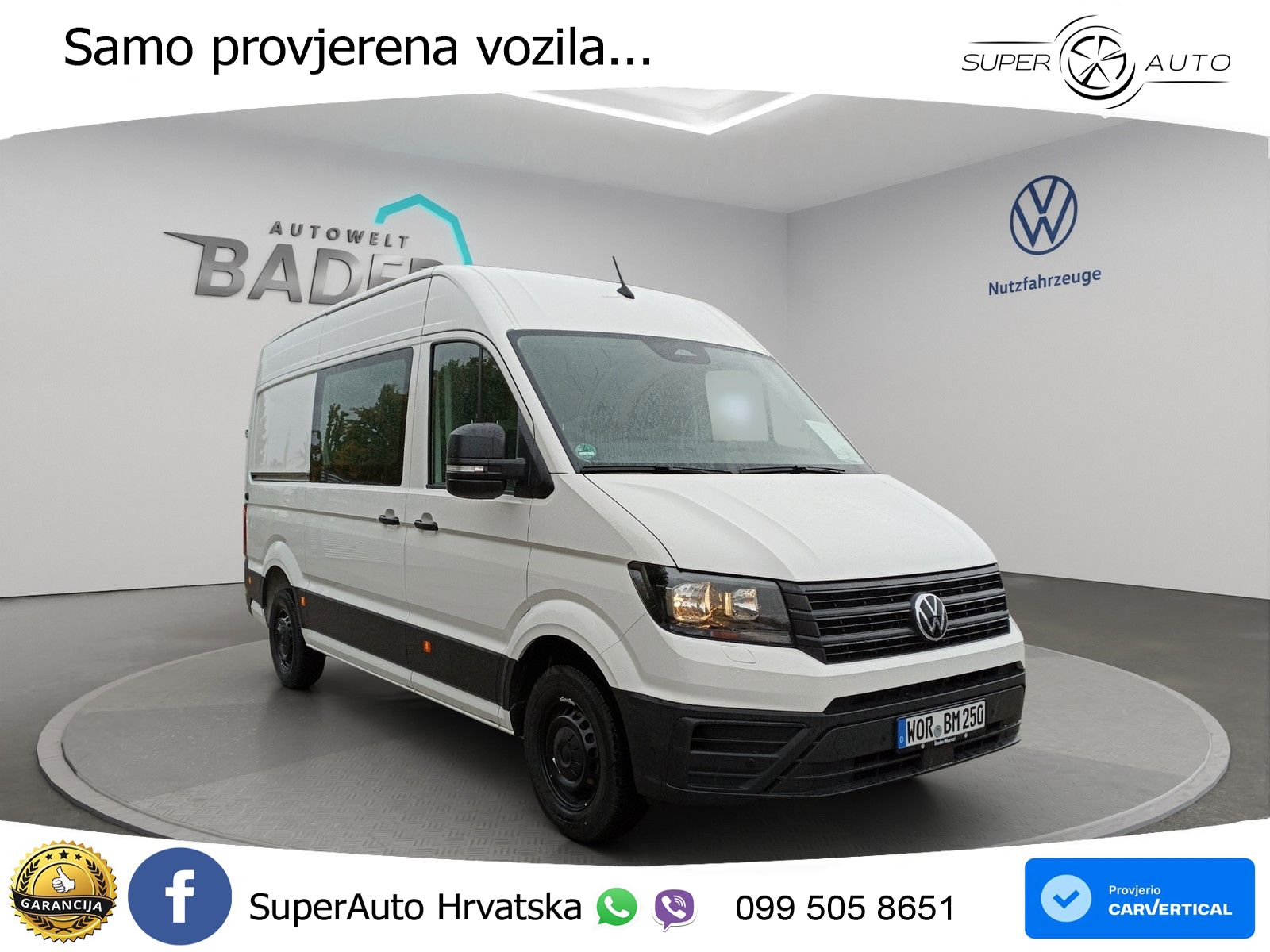 Volkswagen Crafter 35 Kasten 2,0 l 130 kW Frontantrieb 8-Ga 177 KS
