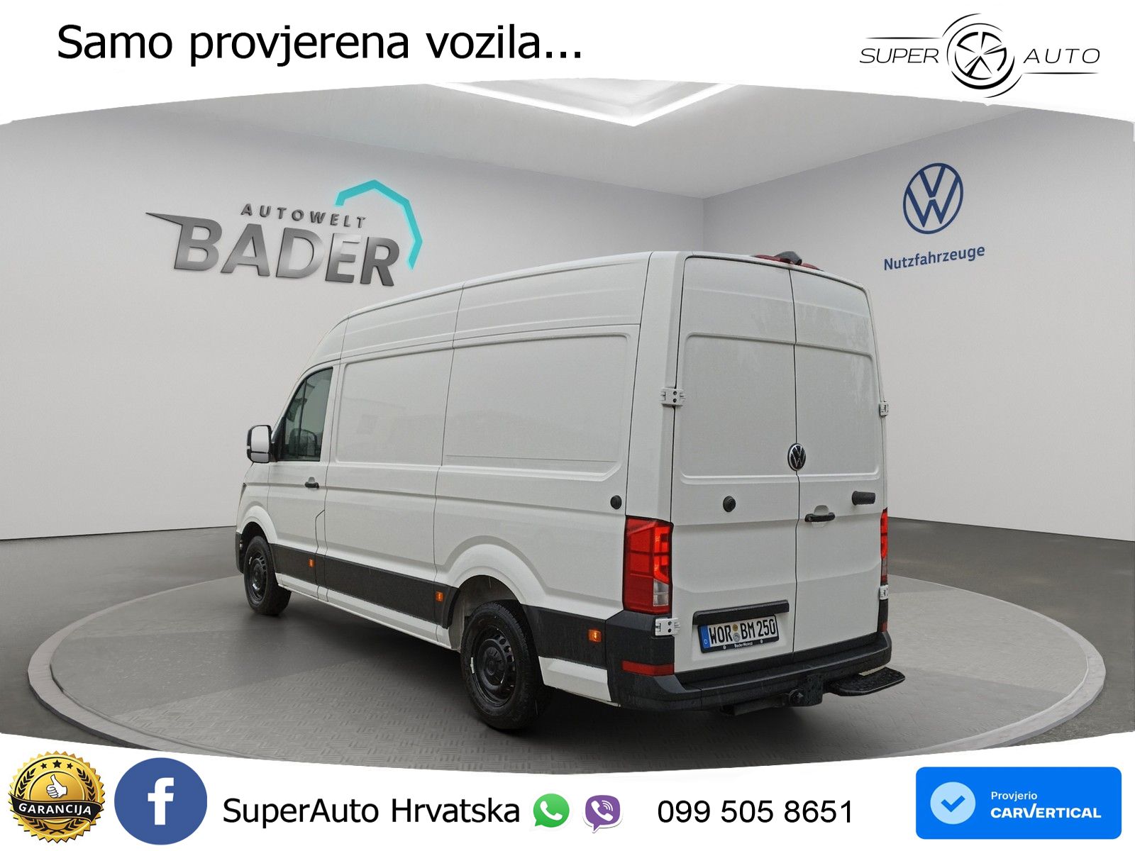 Volkswagen Crafter 35 Kasten 2,0 l 130 kW Frontantrieb 8-Ga 177 KS