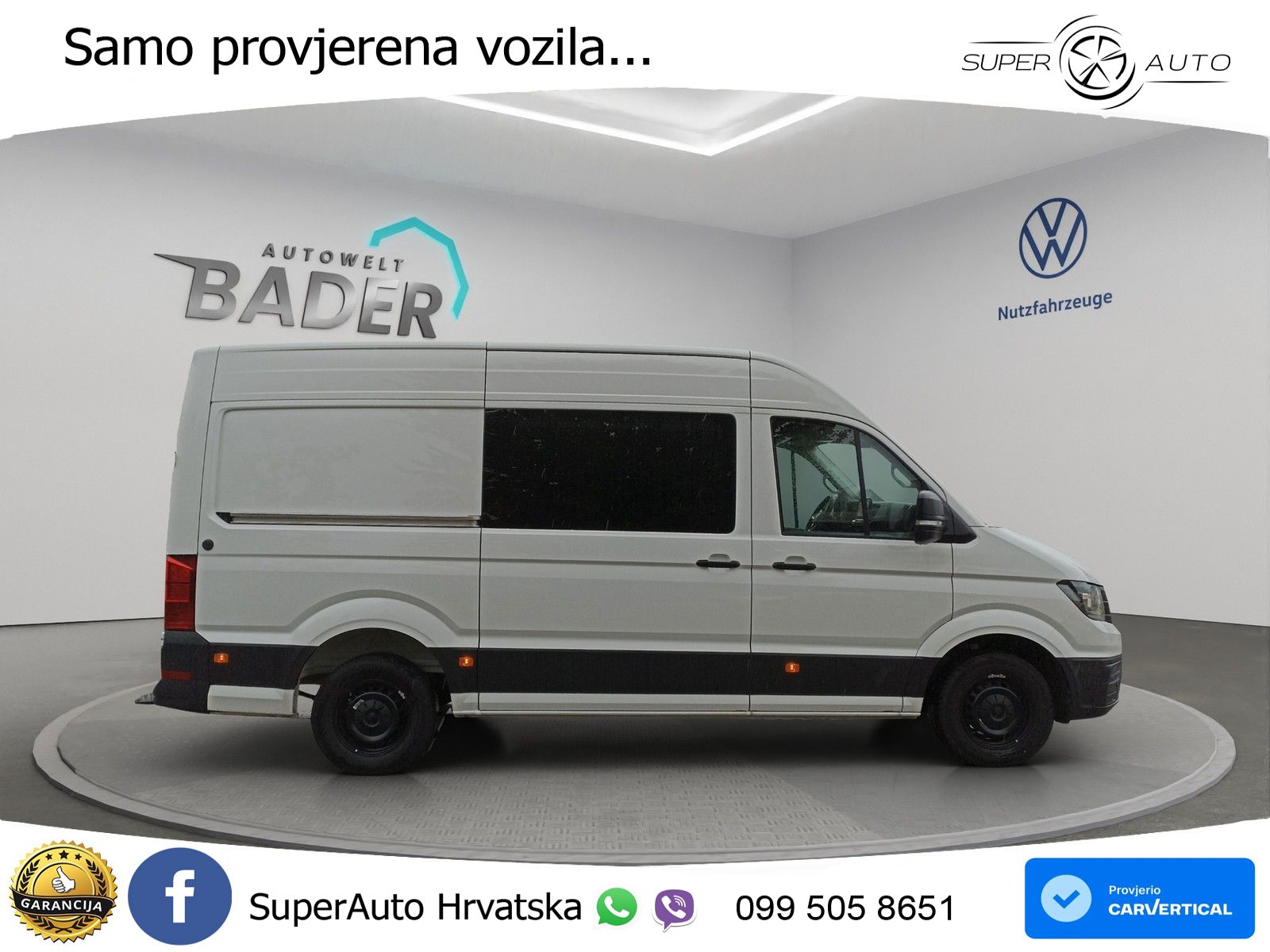 Volkswagen Crafter 35 Kasten 2,0 l 130 kW Frontantrieb 8-Ga 177 KS