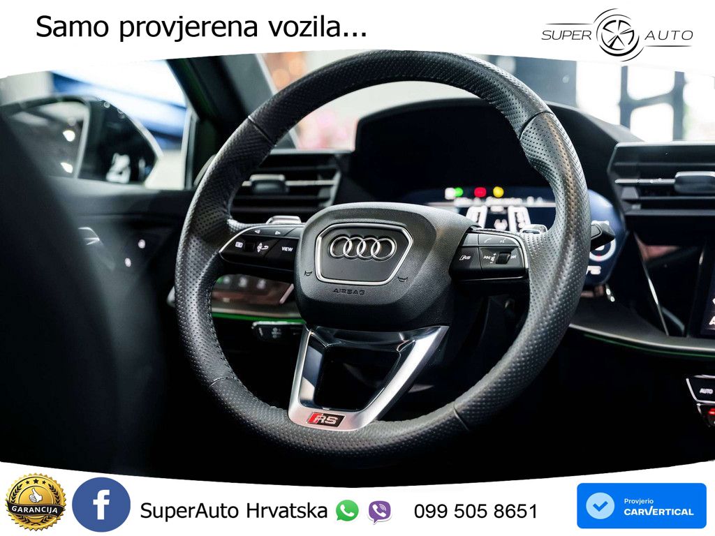 Audi RS3 Sedan 2.5 TFSI (400 KS) quattro S tronic MATRIX+GR SJED+KAM