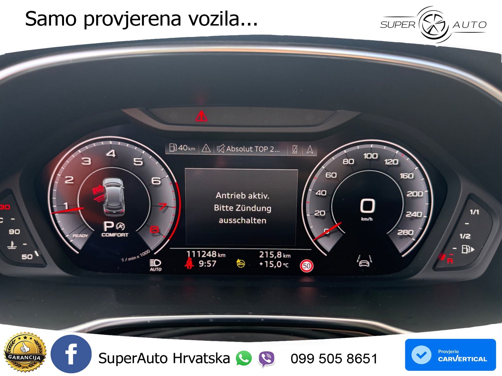 Audi Q3 40 TFSI (190 KS) quattro S tronic S line LED+GR SJED+ACC