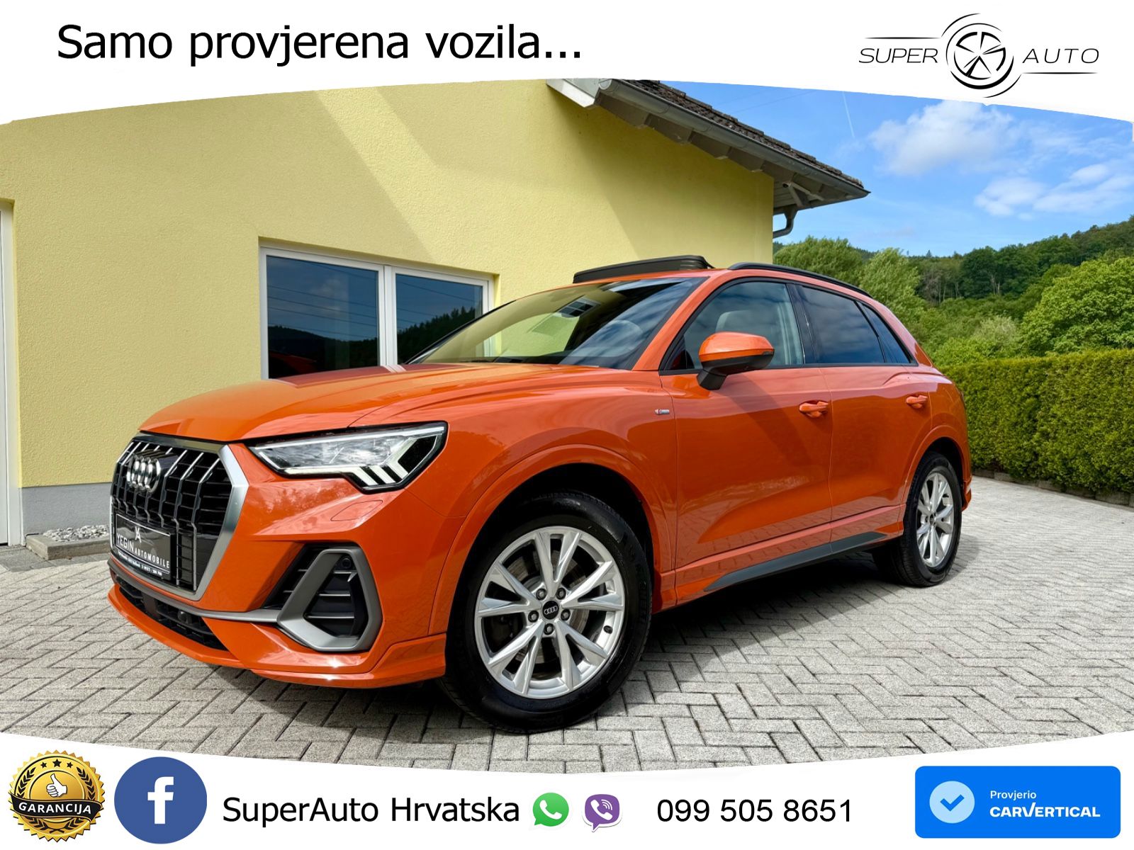 Audi Q3 40 TFSI (190 KS) quattro S tronic S line LED+GR SJED+ACC