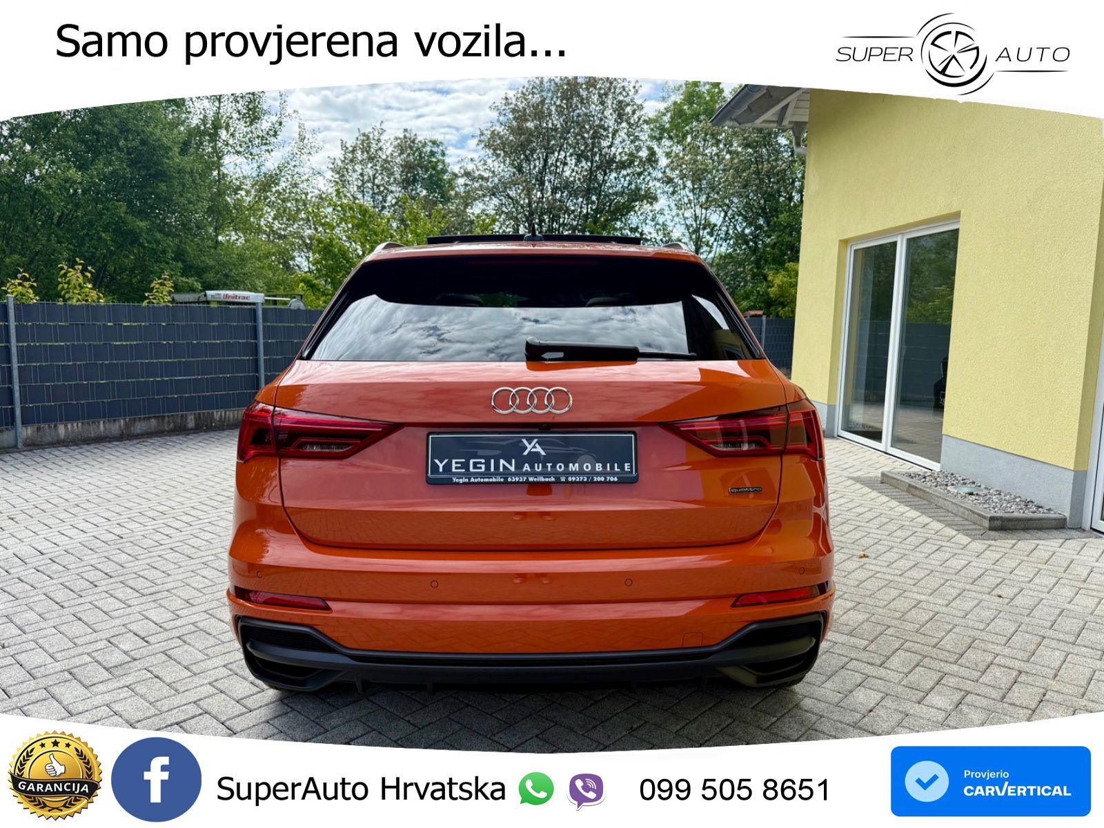 Audi Q3 40 TFSI (190 KS) quattro S tronic S line LED+GR SJED+ACC