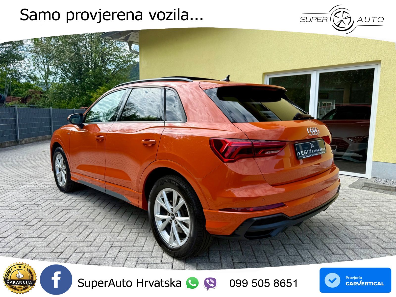 Audi Q3 40 TFSI (190 KS) quattro S tronic S line LED+GR SJED+ACC