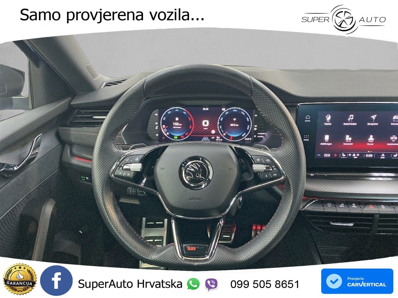Škoda Octavia Combi RS 2.0 TDI (200 KS) DSG LED+GR SJED+ACC