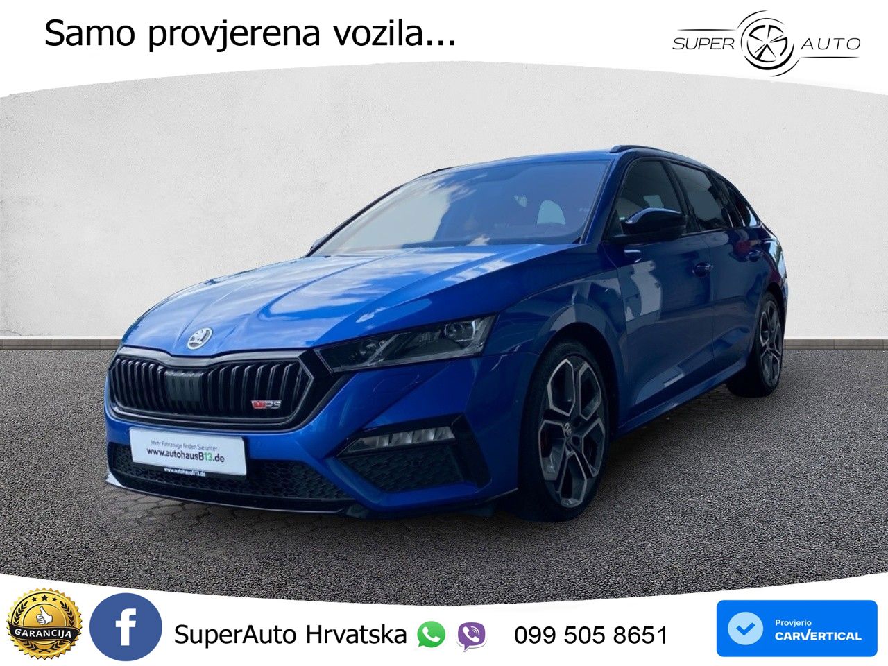 Škoda Octavia Combi RS 2.0 TDI (200 KS) DSG LED+GR SJED+ACC