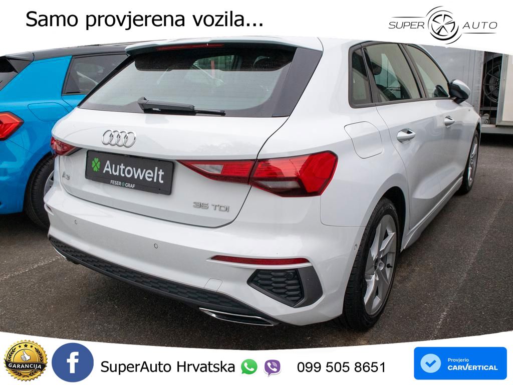 Audi A3 35 TDI (150 KS) S tronic S line