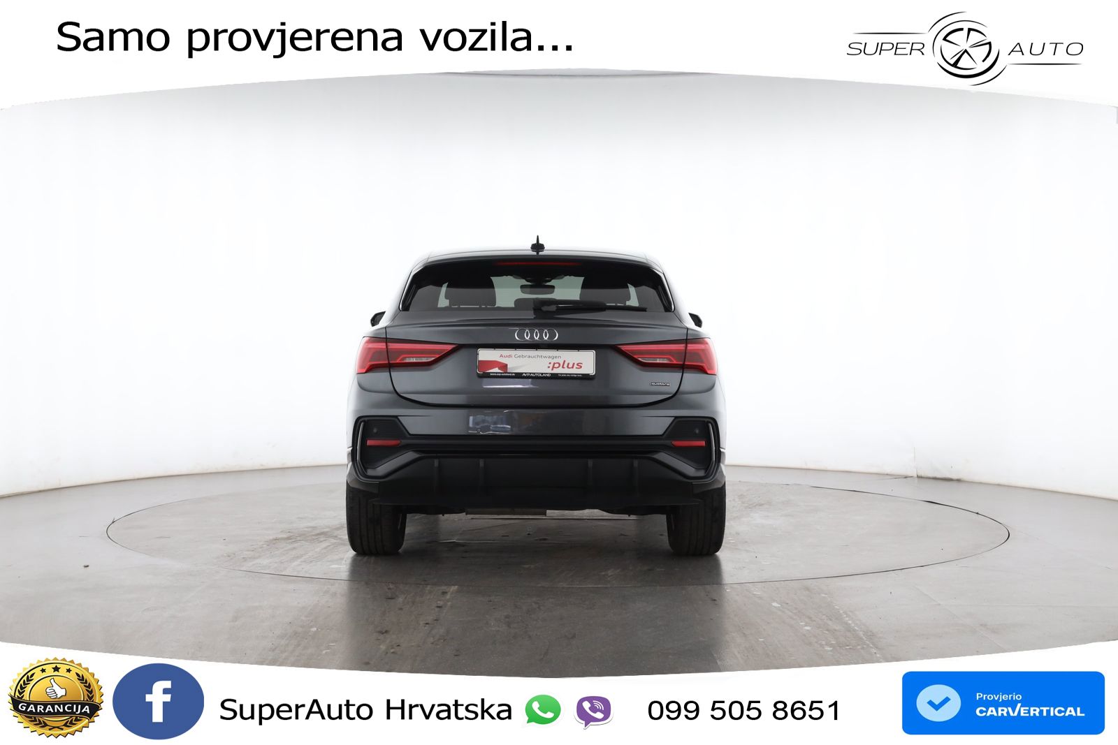 Audi Q3 Sportback 35 TDI (150 KS) quattro S tronic S line LED+GR SJED+ACC