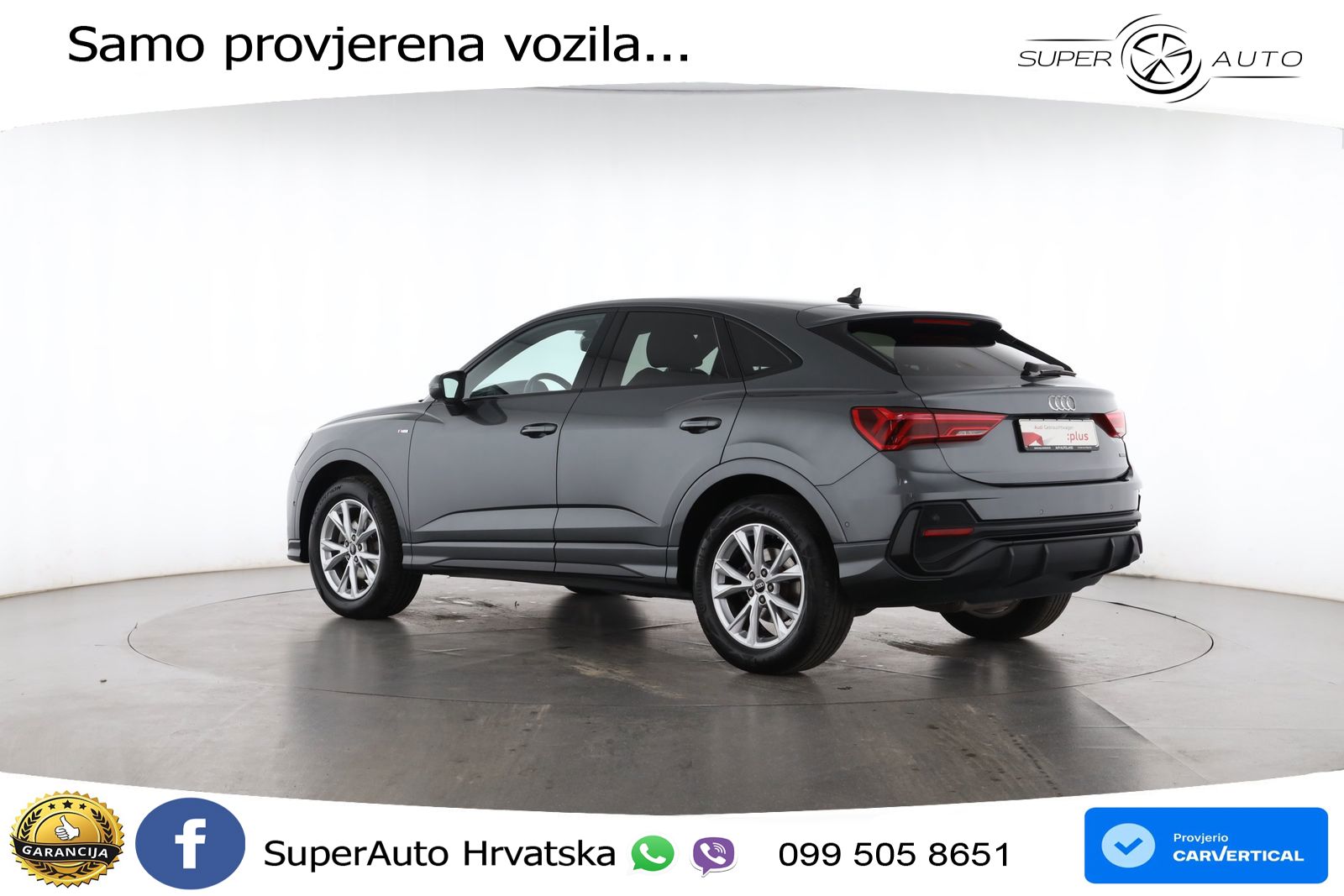 Audi Q3 Sportback 35 TDI (150 KS) quattro S tronic S line LED+GR SJED+ACC