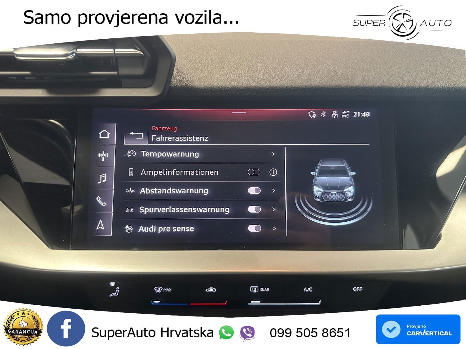 Audi A3 Limuzina 35 TFSI (150 KS) S tronic LED+ACC