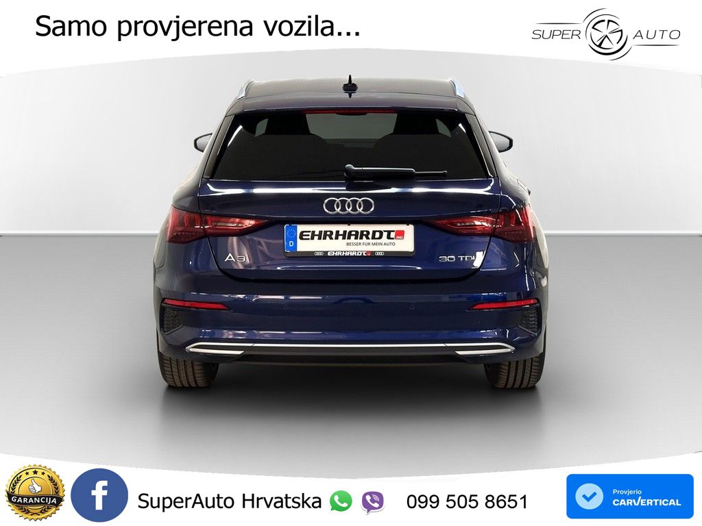 Audi A3 30 TDI (116 KS) S tronic LED+GR SJED+ACC