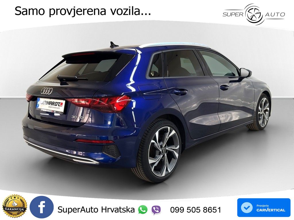Audi A3 30 TDI (116 KS) S tronic LED+GR SJED+ACC