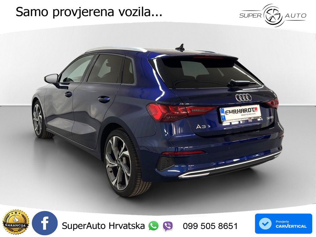 Audi A3 30 TDI (116 KS) S tronic LED+GR SJED+ACC