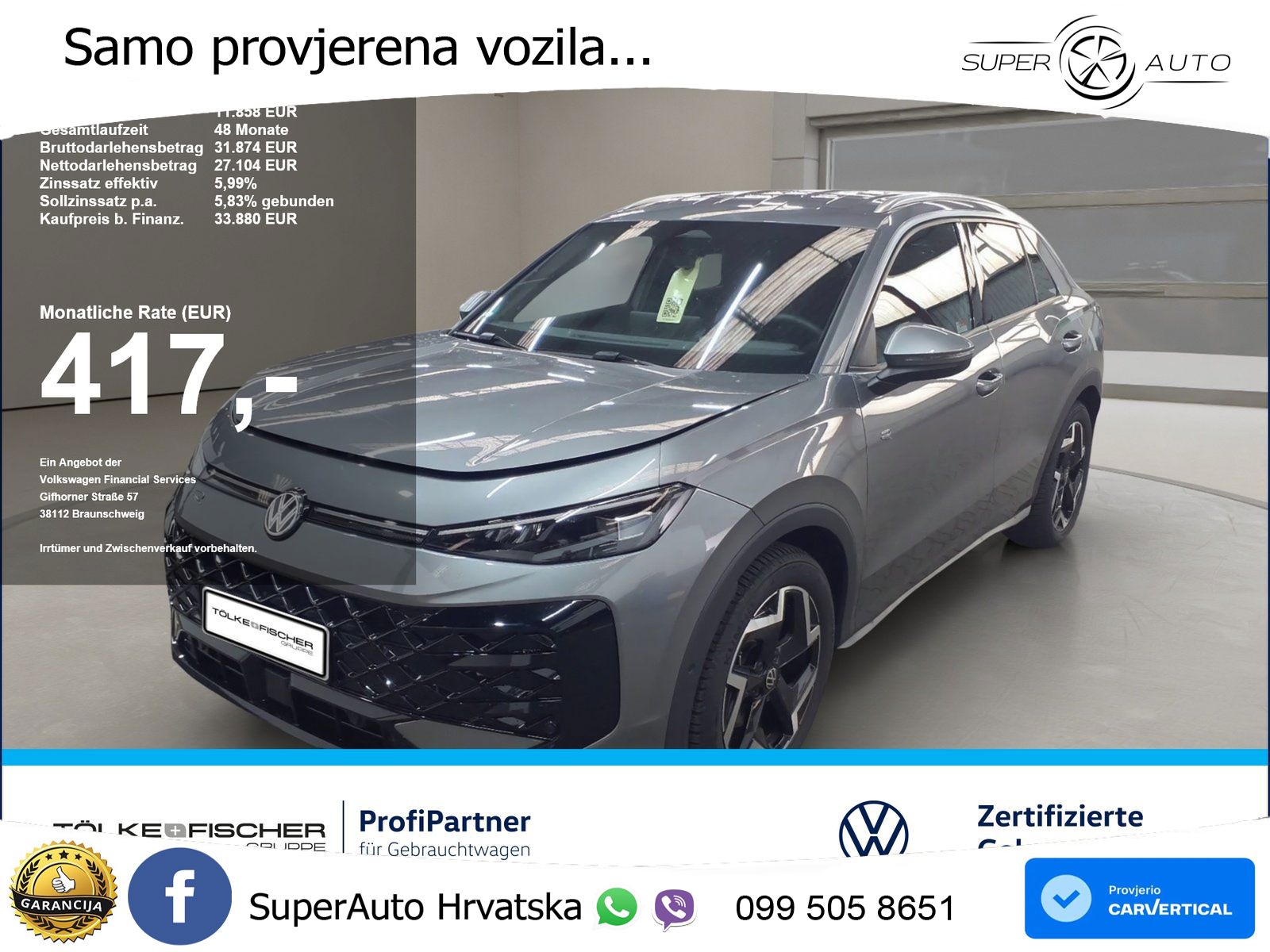 Volkswagen T-Roc 1.5 eTSI (150 KS)  DSG R-Line MATRIX+GR SJED+KAM