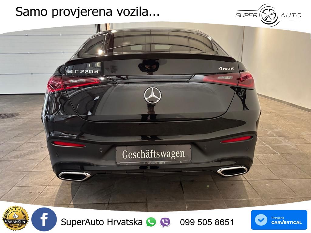 Mercedes GLC Coupe 220d (197 KS) 4MATIC 9G-TRONIC AMG ACC+GR SJED+360+PANO