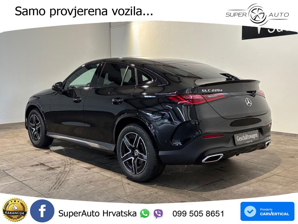 Mercedes GLC Coupe 220d (197 KS) 4MATIC 9G-TRONIC AMG ACC+GR SJED+360+PANO