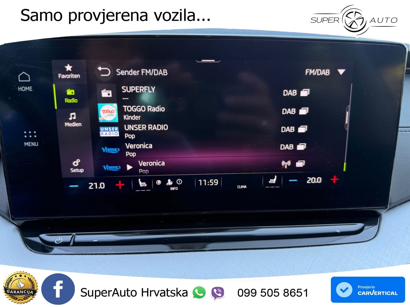 Škoda Octavia Combi 2.0 TDI (150 KS) DSG LED+GR SJED+ACC