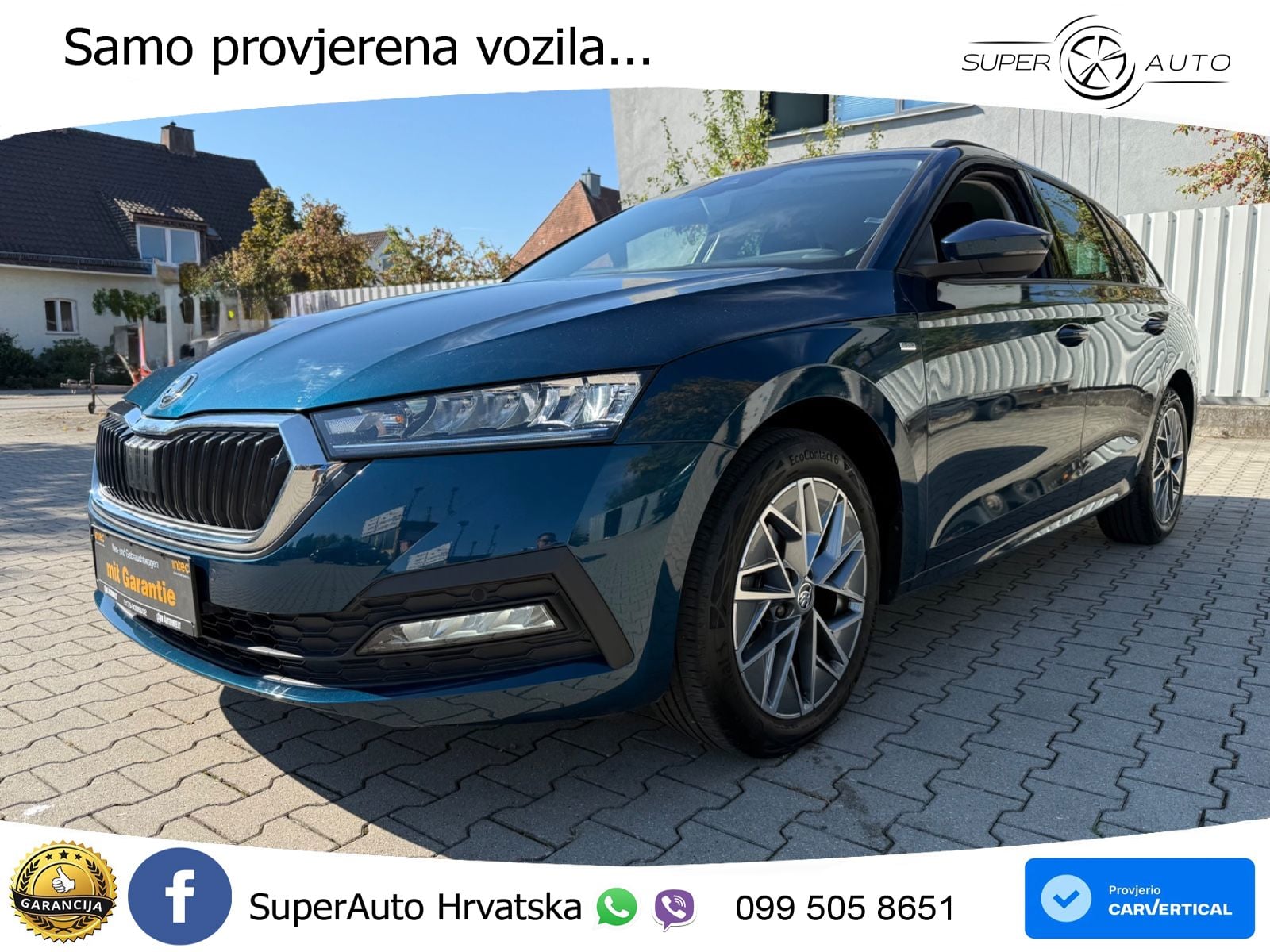 Škoda Octavia Combi 2.0 TDI (150 KS) DSG LED+GR SJED+ACC