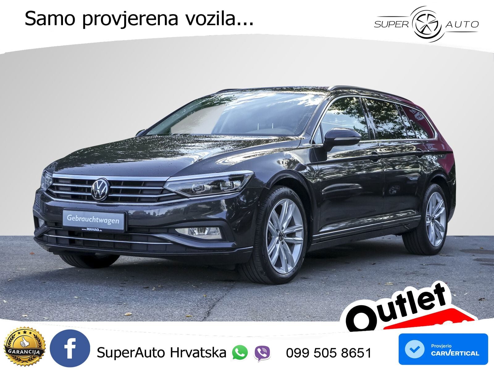 Volkswagen Passat Variant 2.0 TDI (122 KS) DSG Business LED+GR SJED+ACC