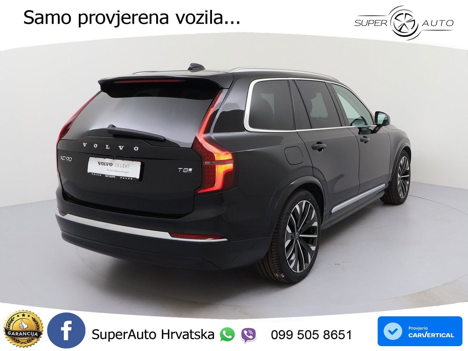 Volvo XC90 2.0 T8 AWD Automatic ACC+HEAD+4xGR SJED+360+PANO