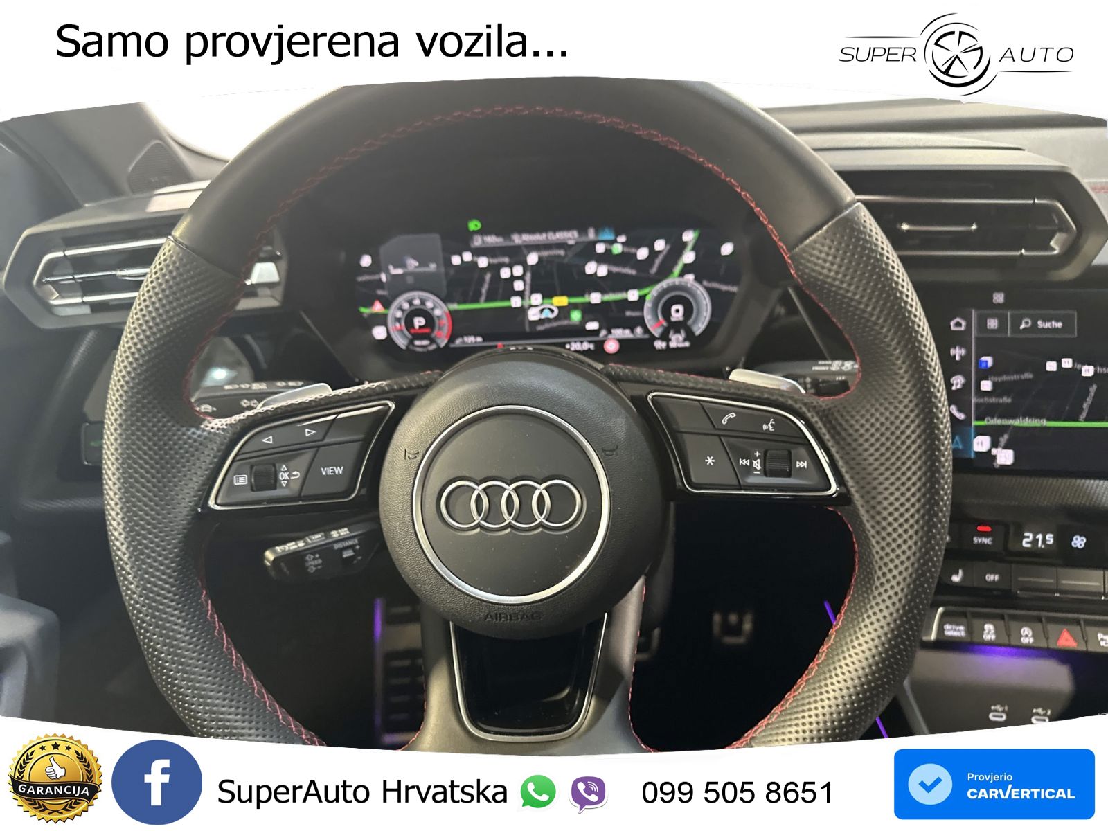 Audi A3 Sportback 40 TFSI (204 KS) quattro S tronic S line MATRIX+GR SJED+KAM
