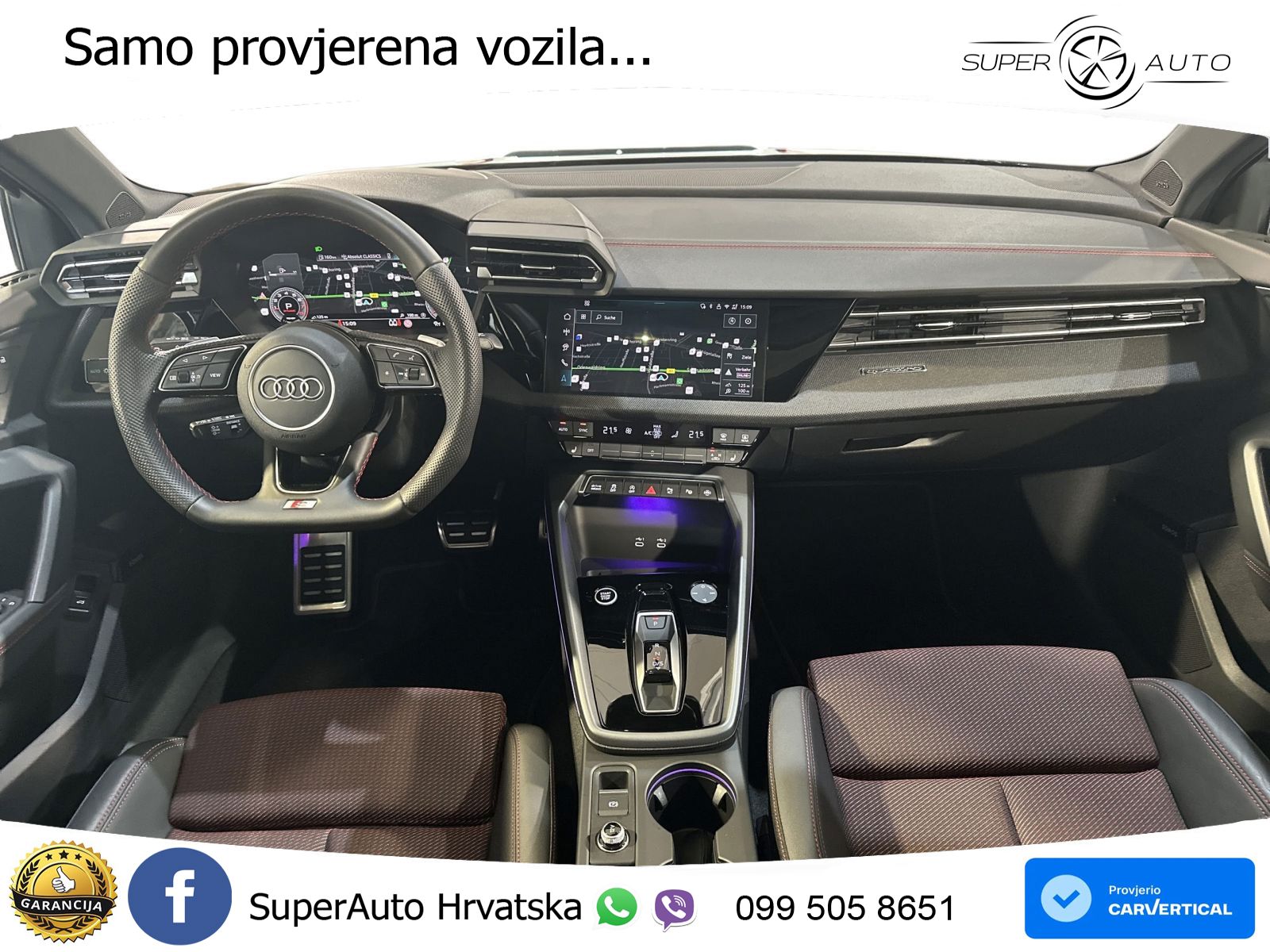 Audi A3 Sportback 40 TFSI (204 KS) quattro S tronic S line MATRIX+GR SJED+KAM