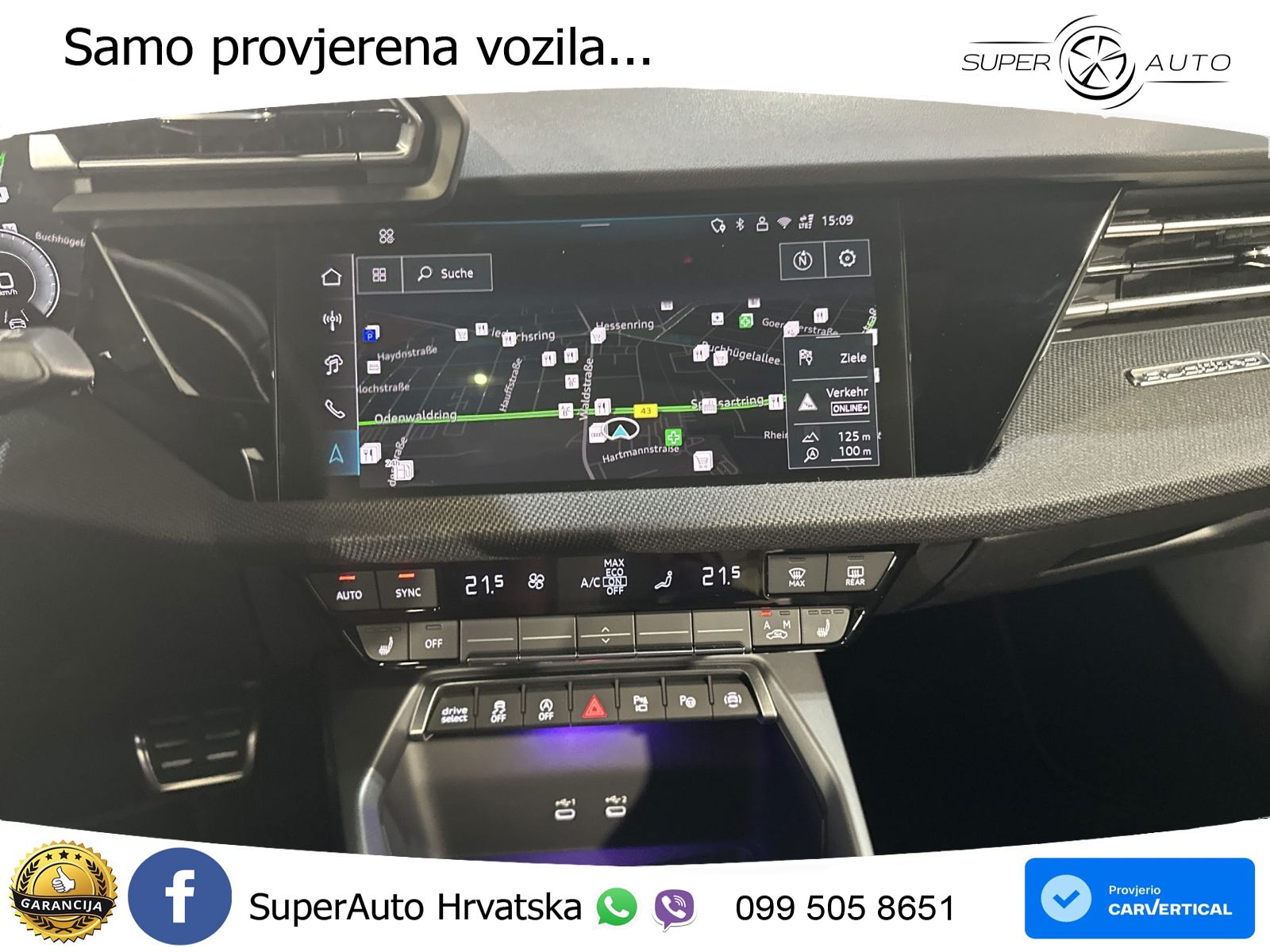 Audi A3 Sportback 40 TFSI (204 KS) quattro S tronic S line MATRIX+GR SJED+KAM